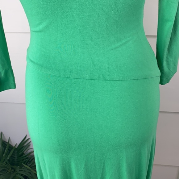 Lilly Pulitzer Green MIDI Long Sleeve Dress XS - Picture 11 of 15